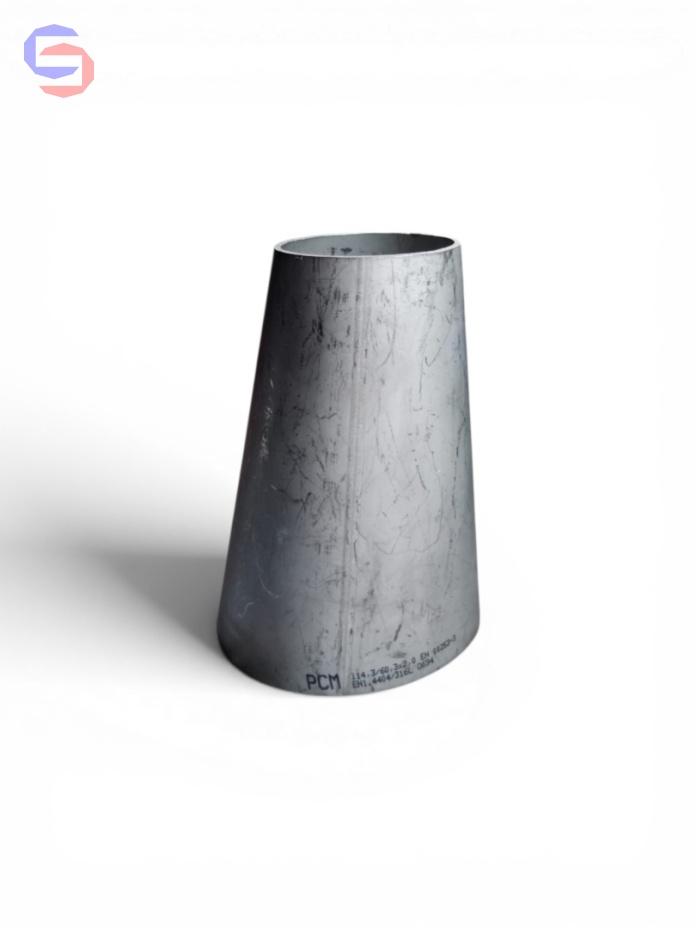 Redukcja mimośrodowa nierdzewna DN100 x DN50 316L PCM